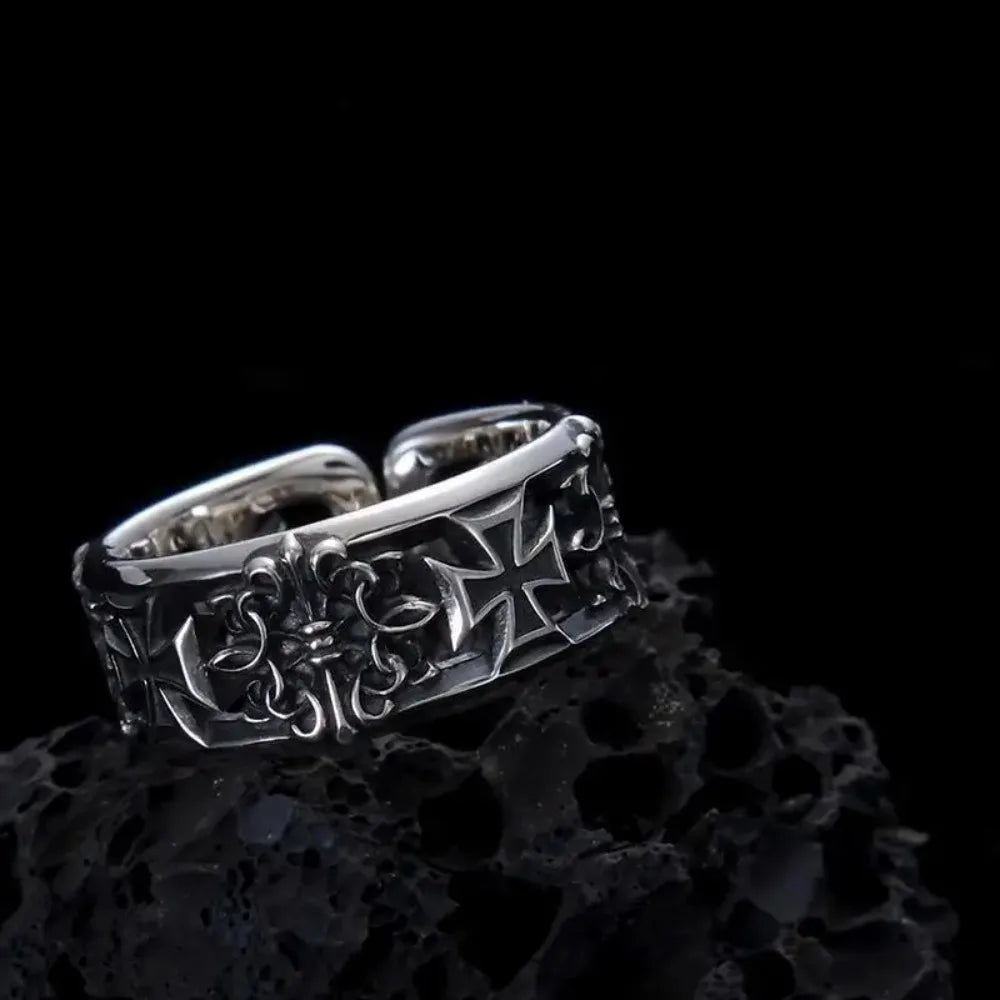 Bold Men's Punk Ring