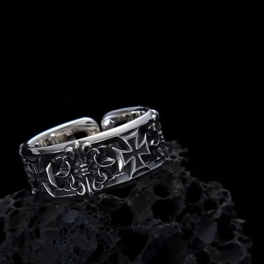 Bold Men's Punk Ring