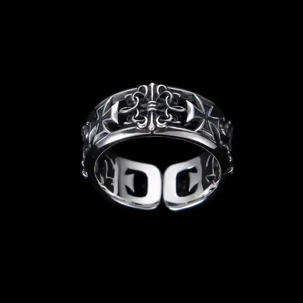 Bold Men's Punk Ring