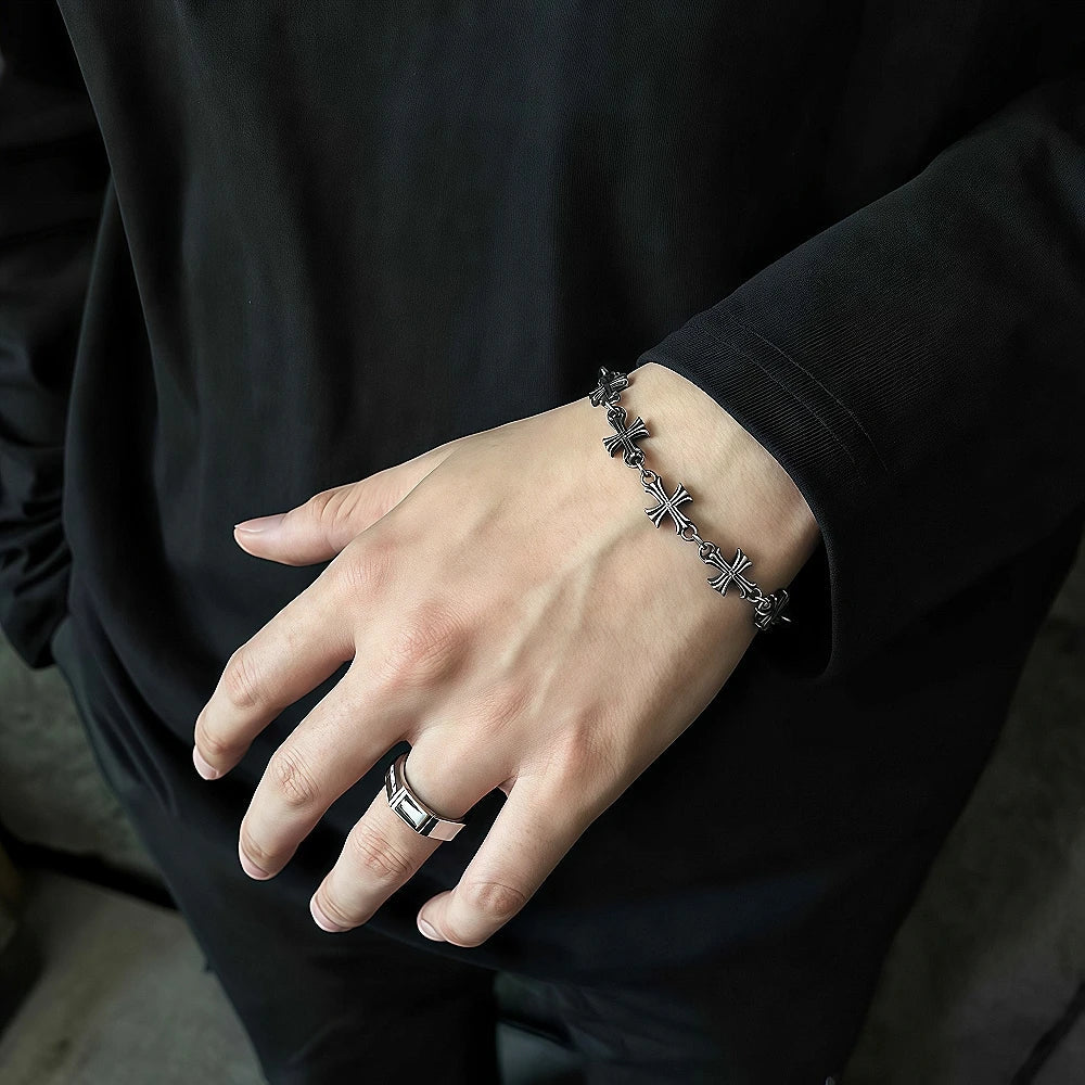 Cross Splice Hip Hop Bracelet