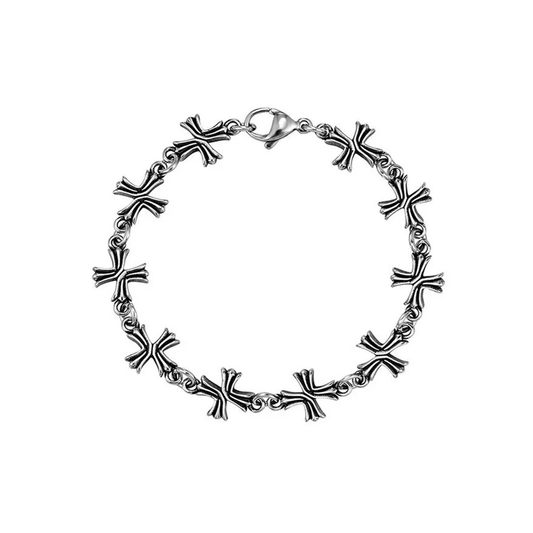 Cross Splice Hip Hop Bracelet